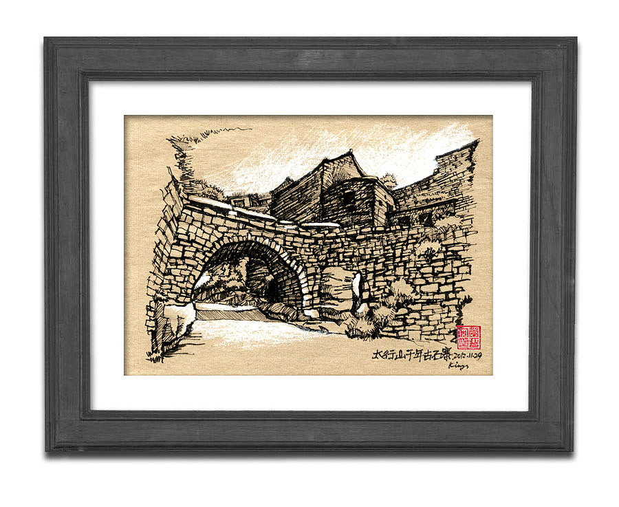 邯郸建筑手绘【一】古·迹（图ZMTgxNzE5Mzk2） - 绘画 - 站酷设计师画设计原创素材 - 站酷ZCOOL