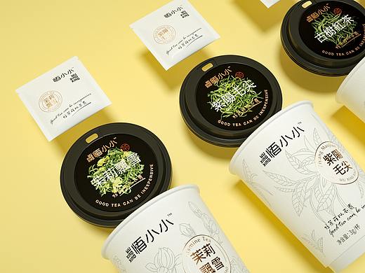 悟小小茶叶品牌杯装茶、便携装、礼盒包装设计-席设计