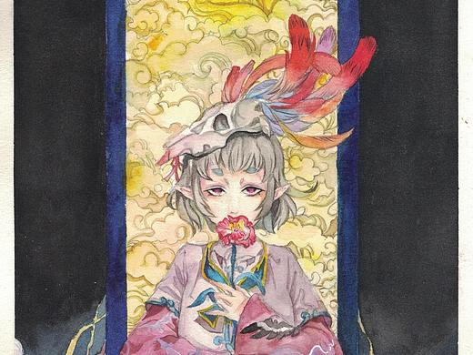 祥女（个人主页-ZNDYzNzY1NTI=） - 绘本 - 站酷设计师沐尘桃鱼原创素材 - 站酷ZCOOL