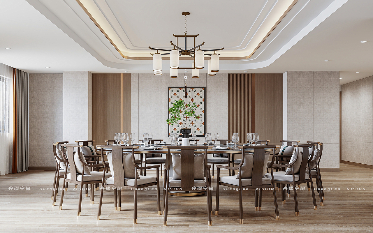 光璨空间 | 新中式酒店包厢