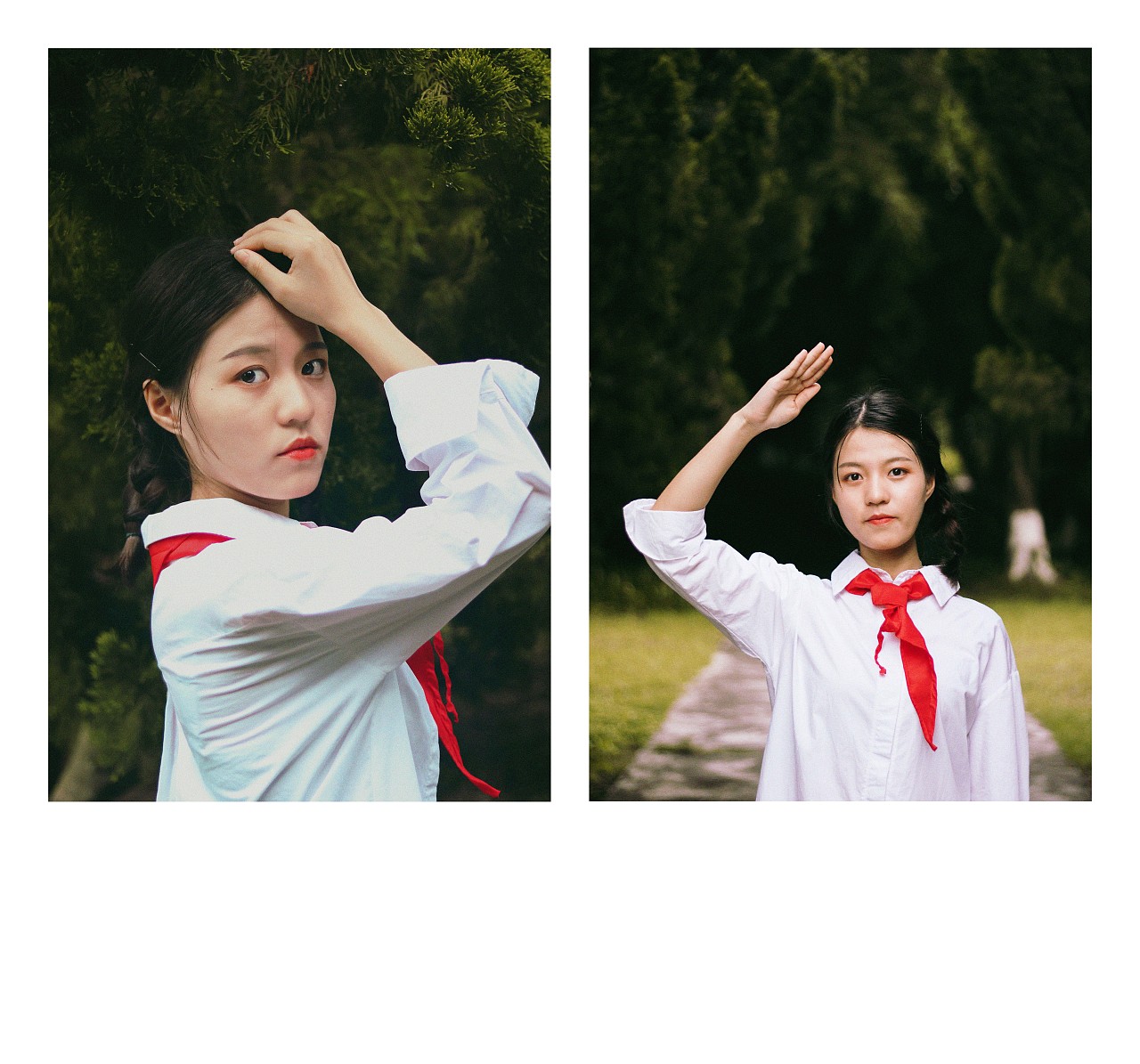 敬个礼呀 握握手