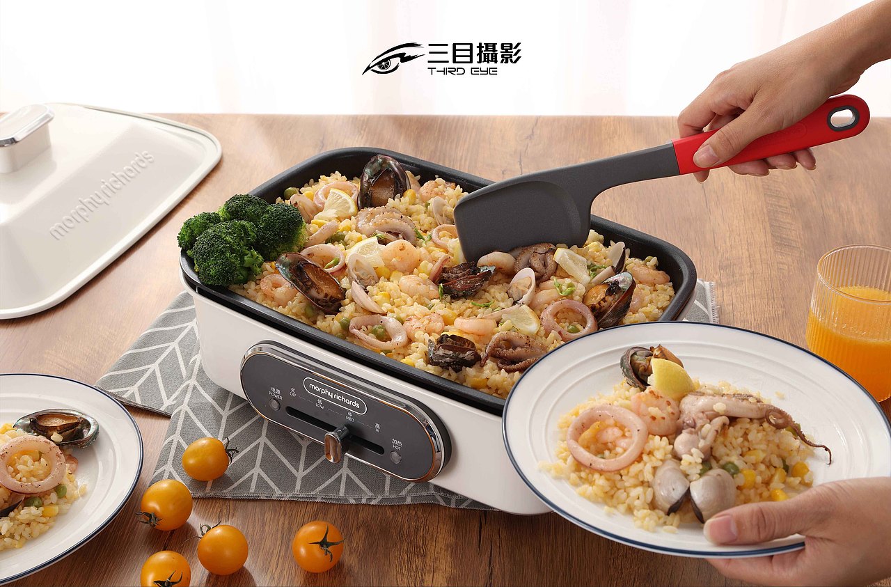 摩飞多功能锅厨具套装【三目摄影作品】（图ZMTUwMjU0NzAw） - 产品摄影 - 站酷设计师三目摄影原创素材 - 站酷ZCOOL