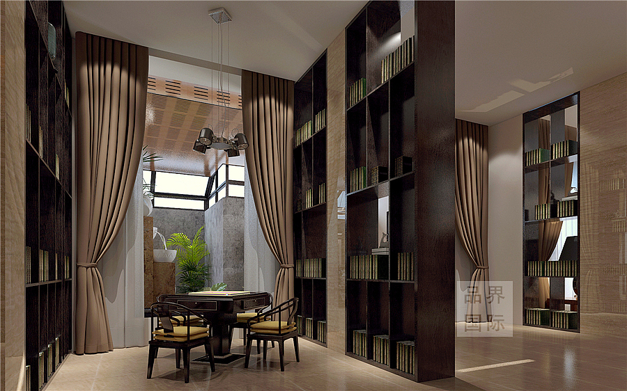 郑州品界设计丨思念果岭950平独栋后现代设计效果图（图ZMTc1OTg3MjYw） - 家装设计 - 站酷设计师淡墨淸彩原创素材 - 站酷ZCOOL