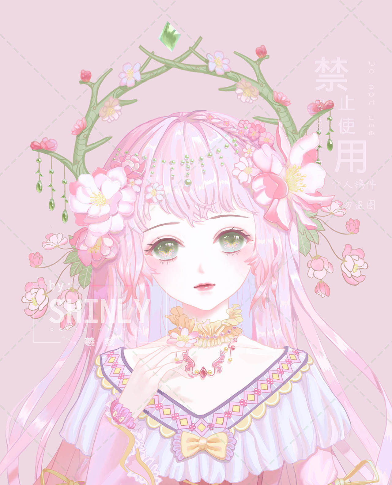 西府海棠花拟人