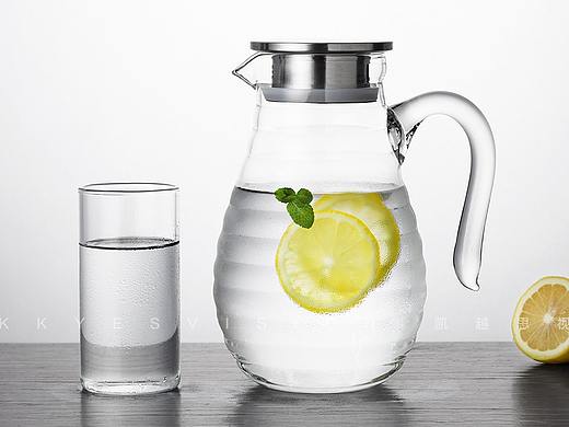 凉水壶 玻璃水杯 果汁杯 杯子静物拍摄商业摄影