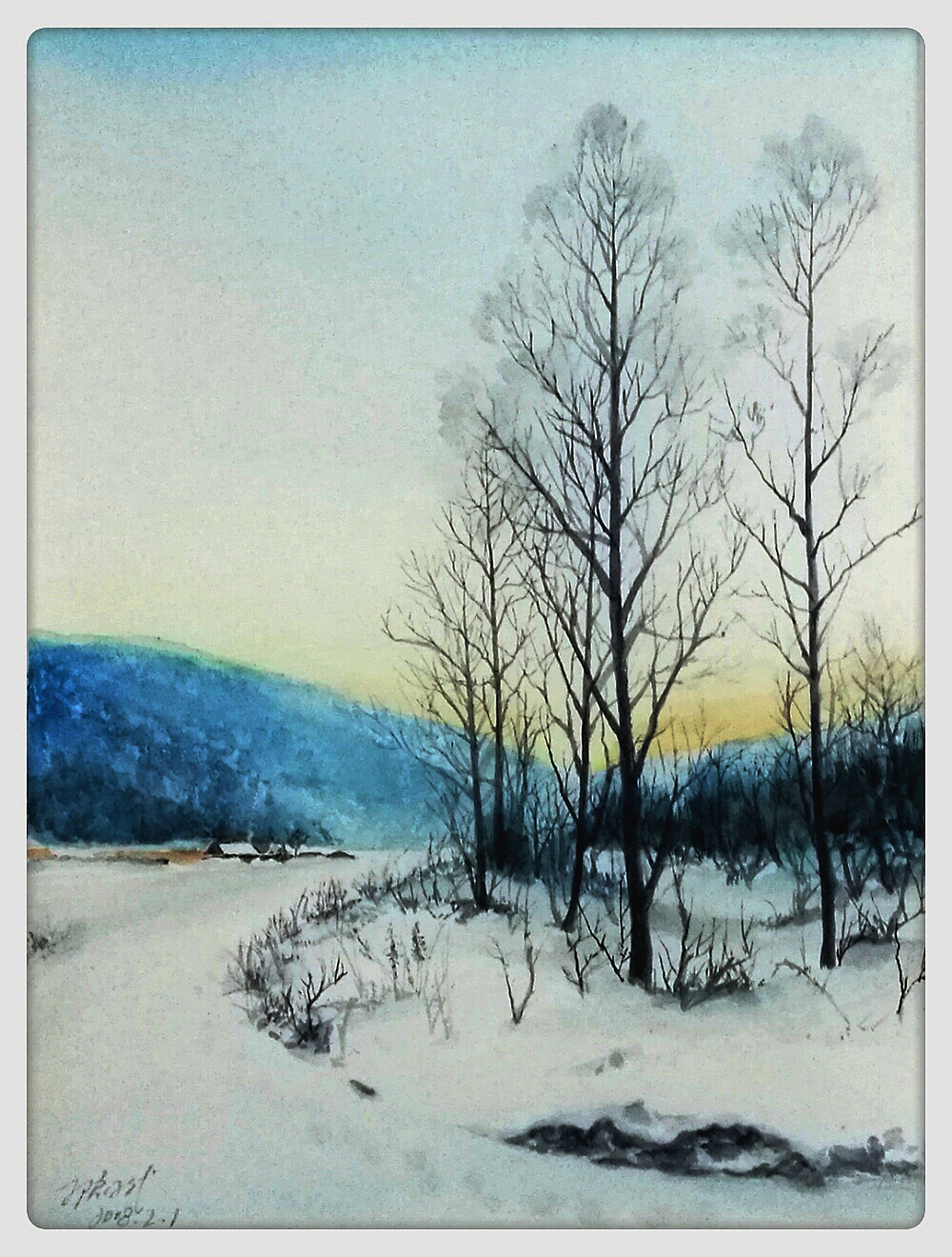 水彩小品（图ZMTA1MDkwNzA4） - 绘画 - 站酷设计师一生梦里原创素材 - 站酷ZCOOL