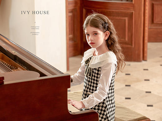 《IVY HOUSE 2021 a/w》童装拍摄-小香风系列