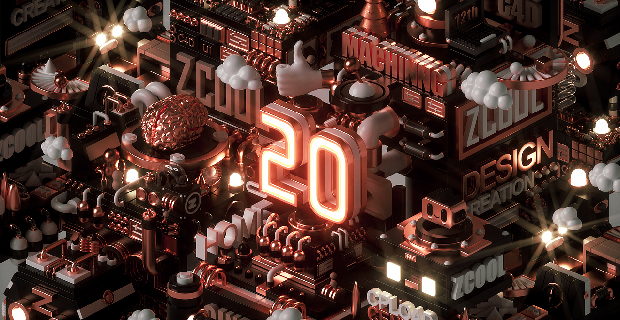 疫情、失业感觉今年好难呀，也要好好干图，4月0C练习~（图ZMjA2MTI1MDg4） - 其他三维 - 站酷设计师CMIngs原创素材 - 站酷ZCOOL