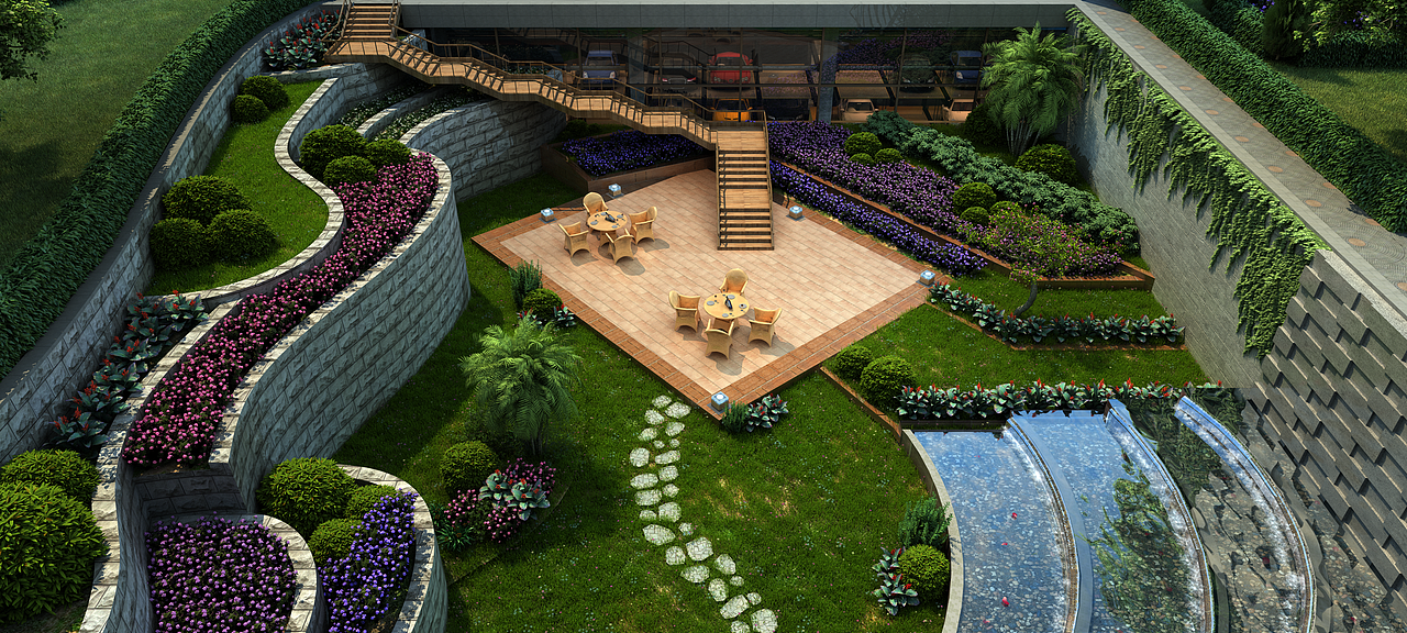 建筑動(dòng)畫（圖ZMzE2NjI0ODg=） - 場(chǎng)景 - 站酷設(shè)計(jì)師黑桃老柒原創(chuàng)素材 - 站酷ZCOOL