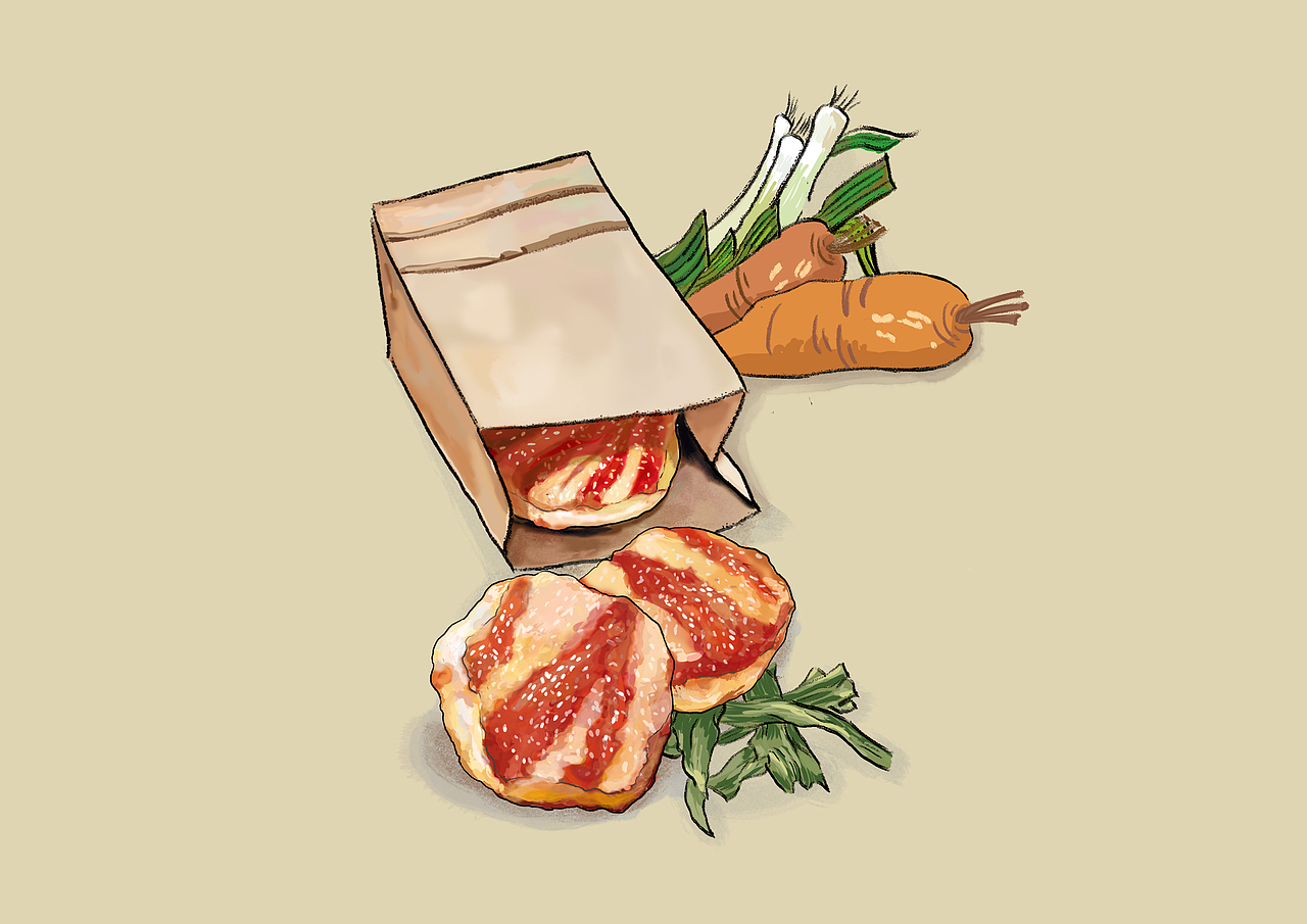 福建美食插画