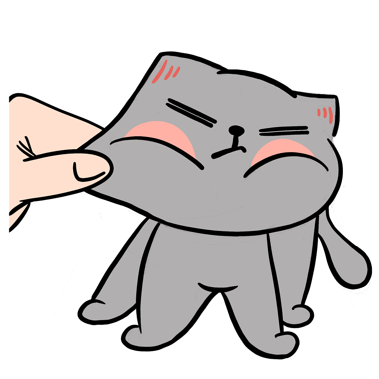 小肥咪静态表情包|动漫|网络表情|溪九 - 原创作品 - 站酷 (zcool)