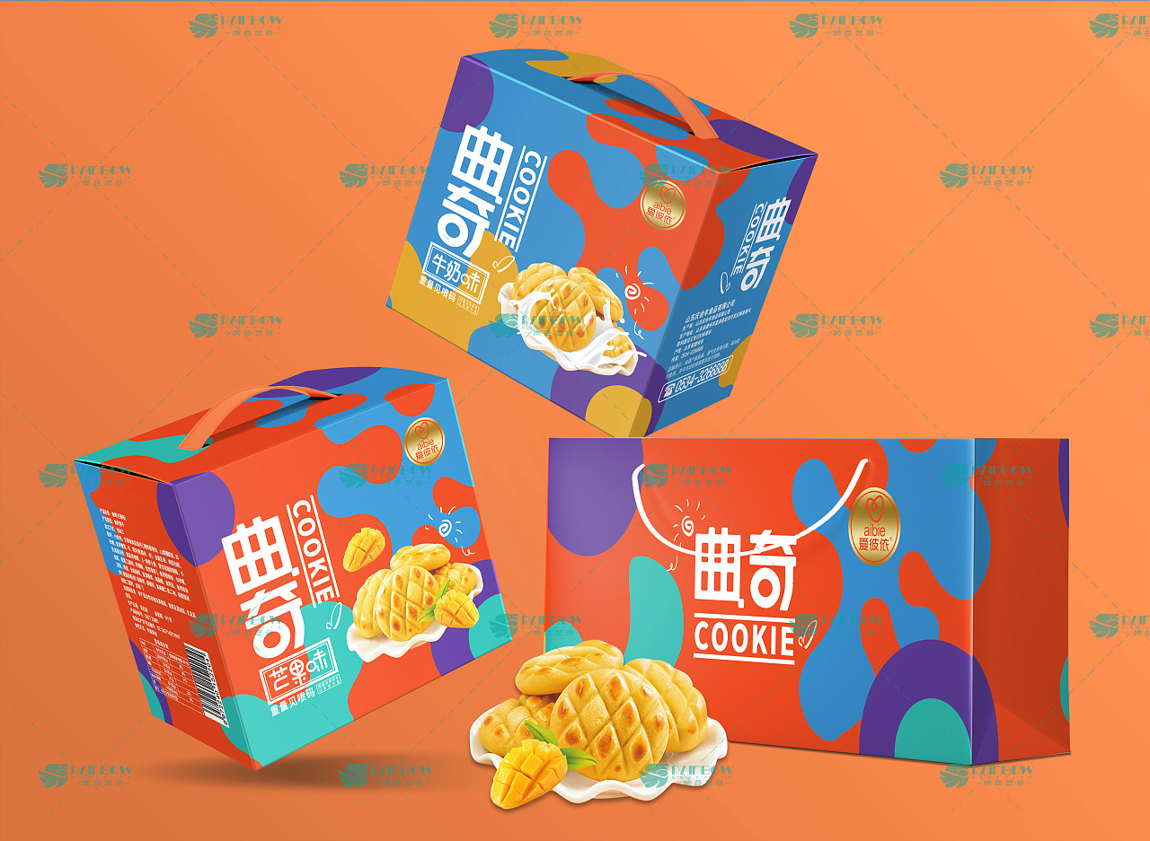 曲奇饼干礼盒设计