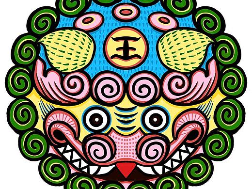 国潮狮子头
