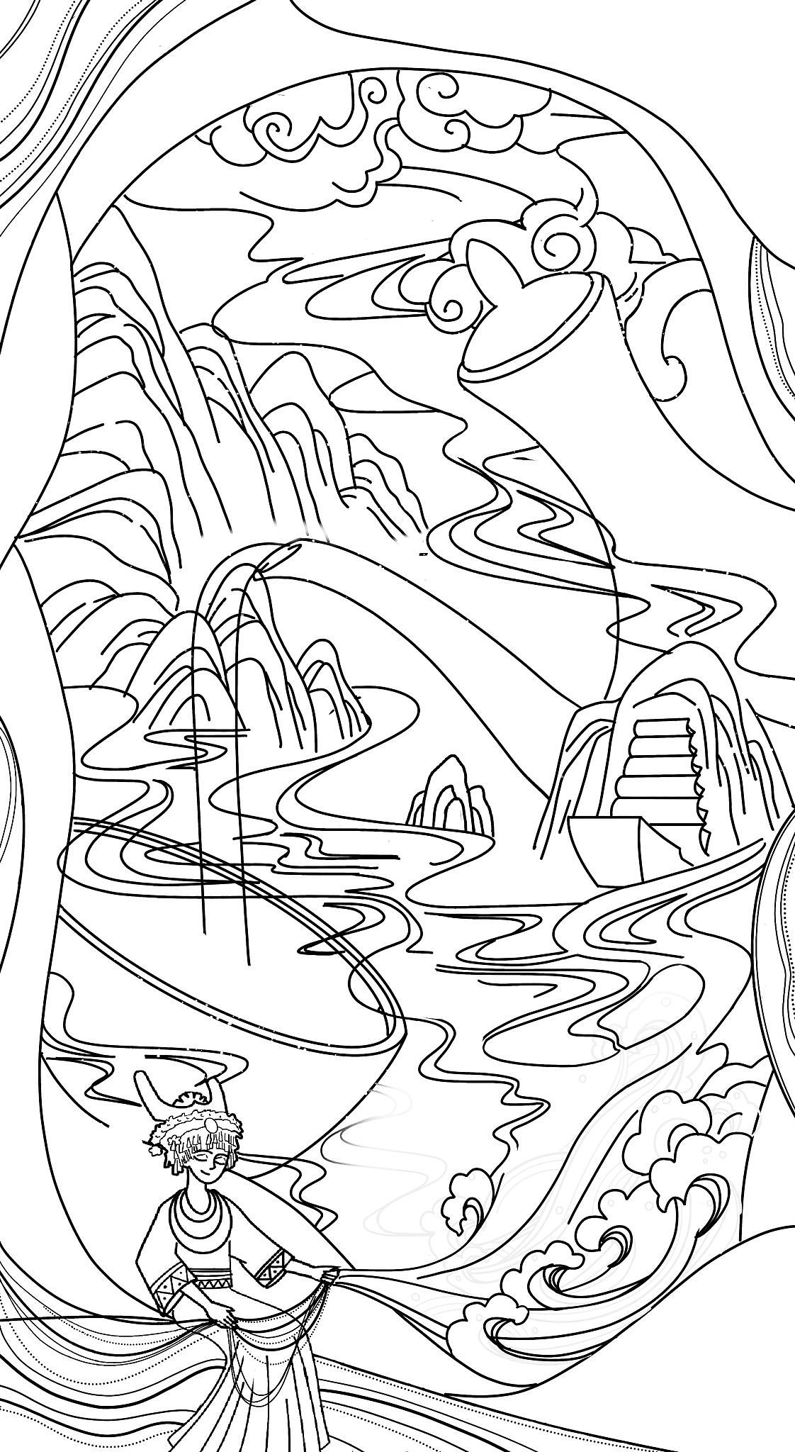国风非遗文化插画（图ZMjUxODQxNDg4） - 商业插画 - 站酷设计师成吉思汗包原创素材 - 站酷ZCOOL