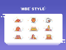 mbe風格圖標