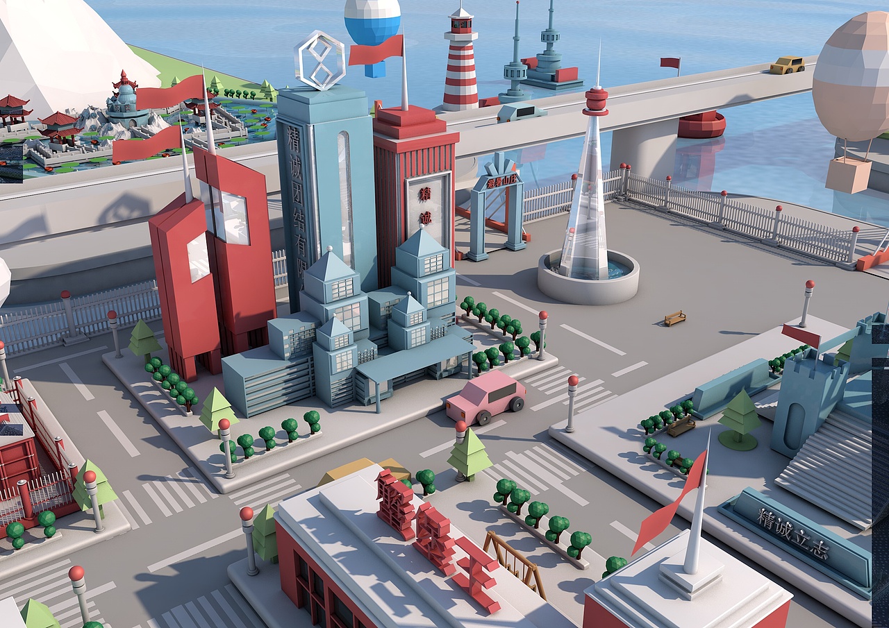 c4d建模（图ZMTU0Nzg1NDg0） - 场景 - 站酷设计师我的小火车原创素材 - 站酷ZCOOL