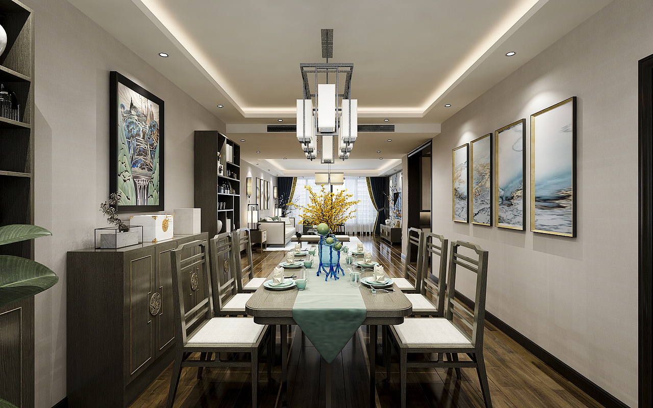 鞍山方林装饰复式客厅装修效果图片