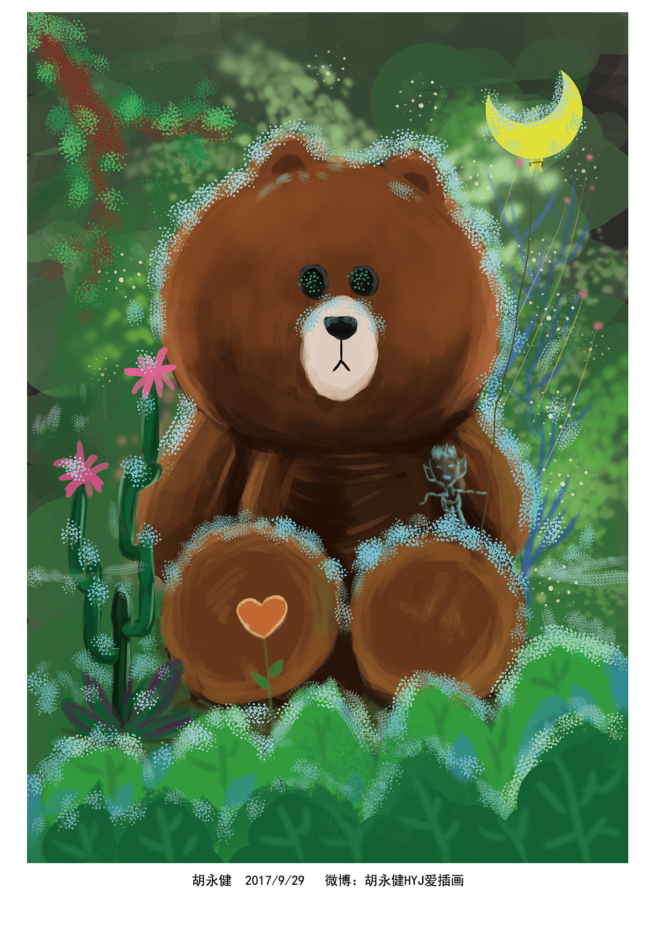 小熊|插画|创作习作|胡永健hyj - 原创作品 - 站酷 (zcool)