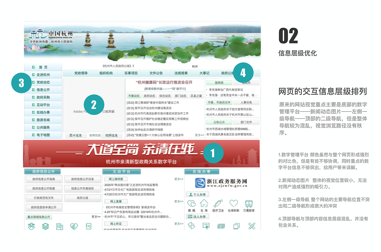 阿里-杭州市政府官方网站设计