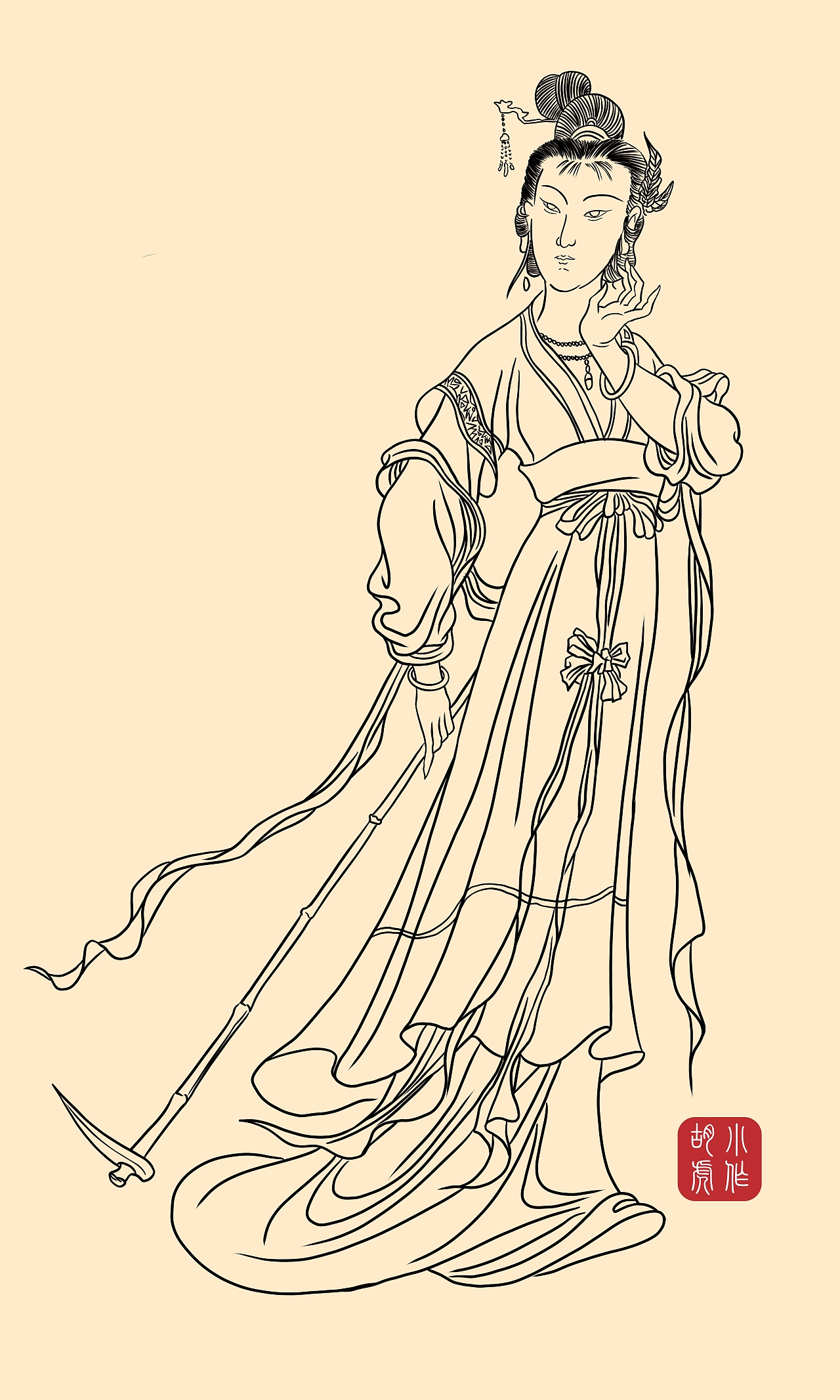 国风白描系列二