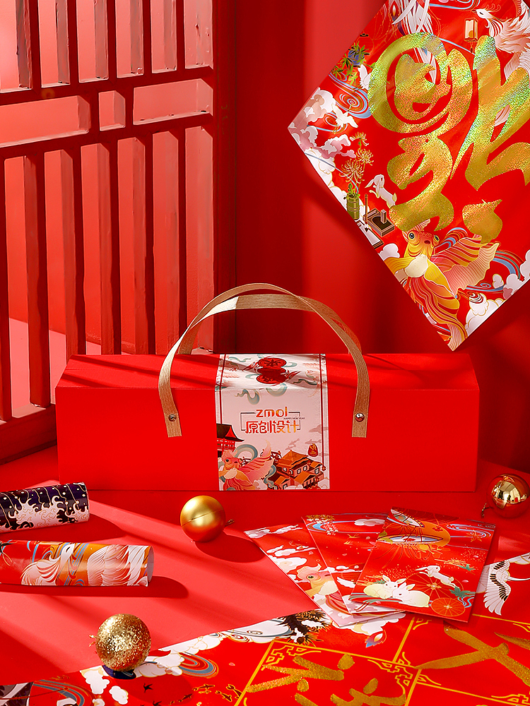 新年礼盒对联拍摄 X FISHCAN STUDIO（图ZMjQwMjQ5NTQ4） - 产品摄影 - 站酷设计师鱼罐头视觉原创素材 - 站酷ZCOOL