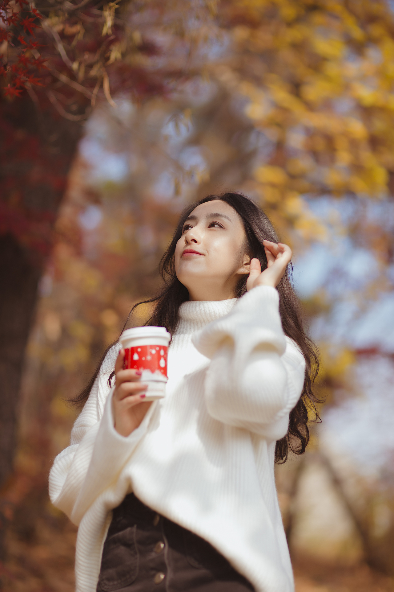 枫叶时节|摄影|人像摄影|摄影师moretta_原创作品-站酷(zcool)