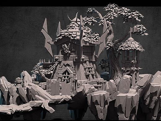 3D场景建模-次世代模型-游戏建模【盛绘艺点】