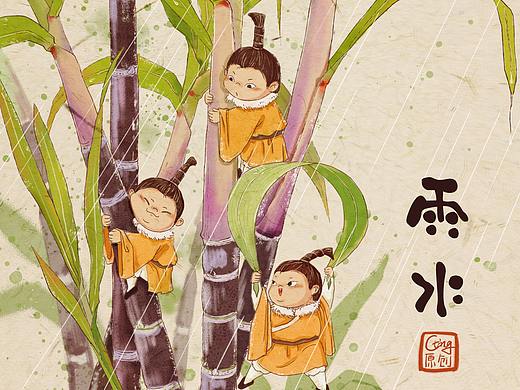 二十四节气（个人主页-ZNTkwMDI1NDg=） - 商业插画 - 站酷设计师CCCting原创素材 - 站酷ZCOOL