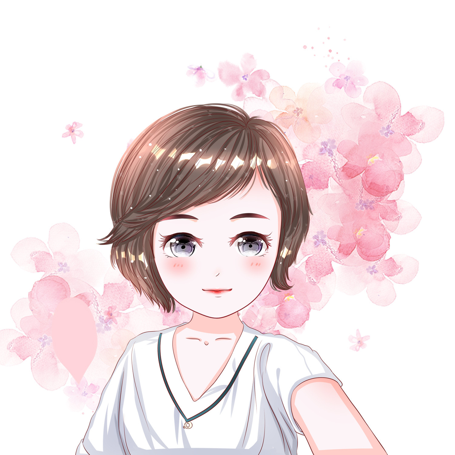 水晶风合集-q版头像|动漫|单幅漫画|优视高端设计 - 临摹作品 - 站酷