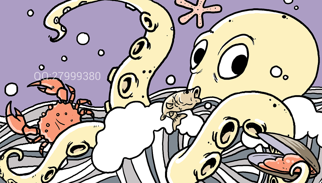 商业插画-海对面餐饮阜成门分店壁画（原创设计+壁画）（图ZNDg2MDk4NzI=） - 商业插画 - 站酷设计师二手漫画家原创素材 - 站酷ZCOOL