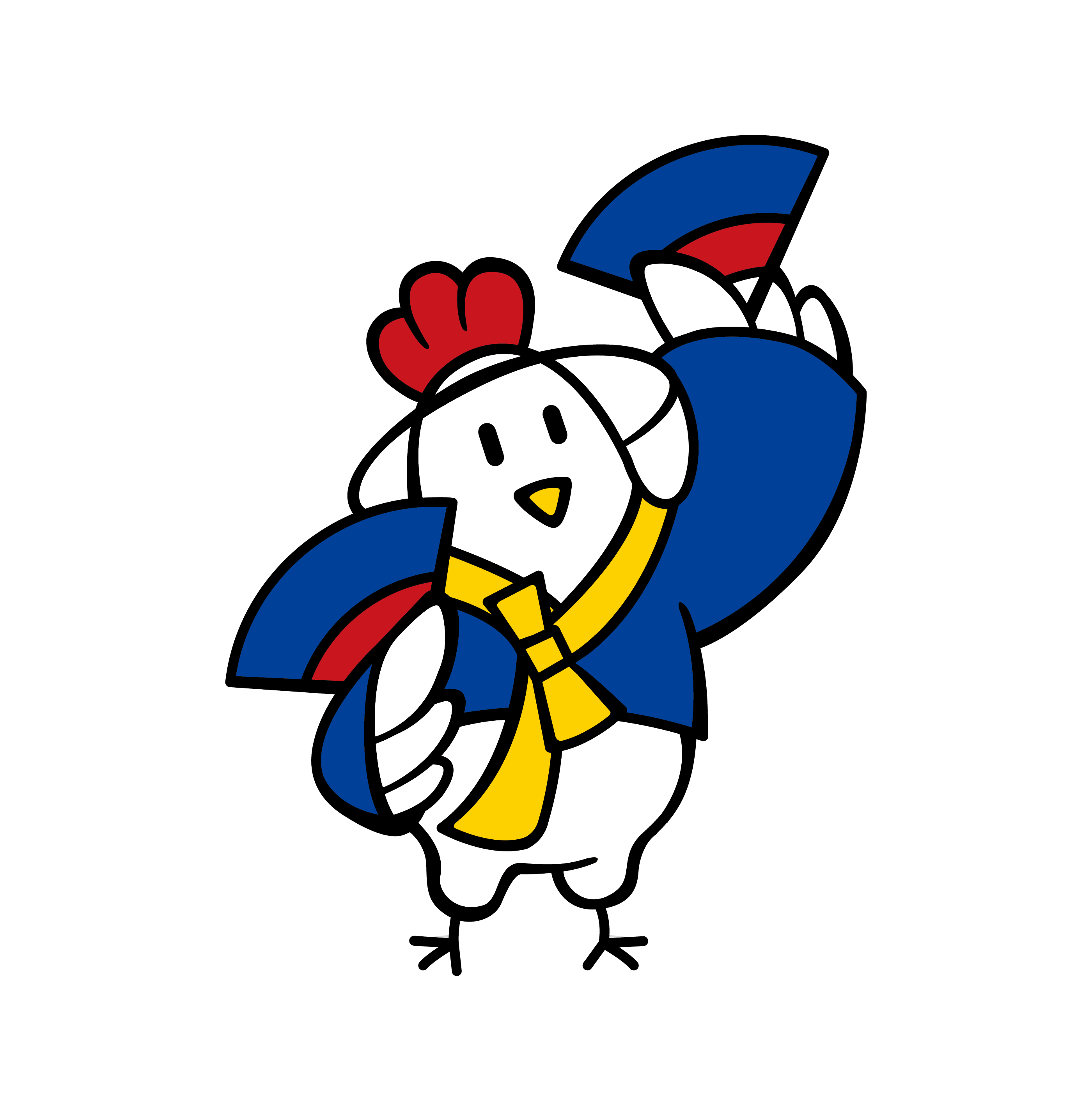 相思鸟参鸡汤ip形象和店铺插画