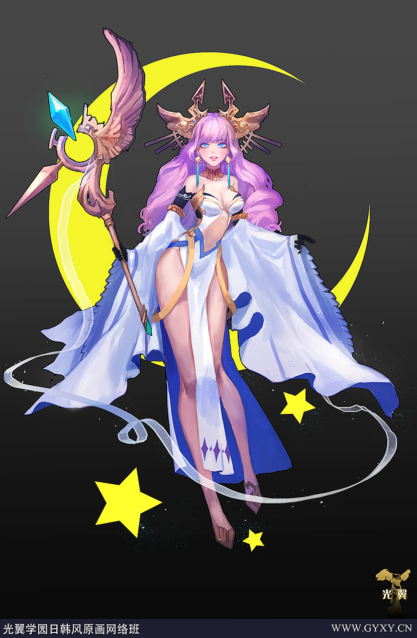 光翼学园日韩风原画网络班往期学员毕业作品推荐(1)