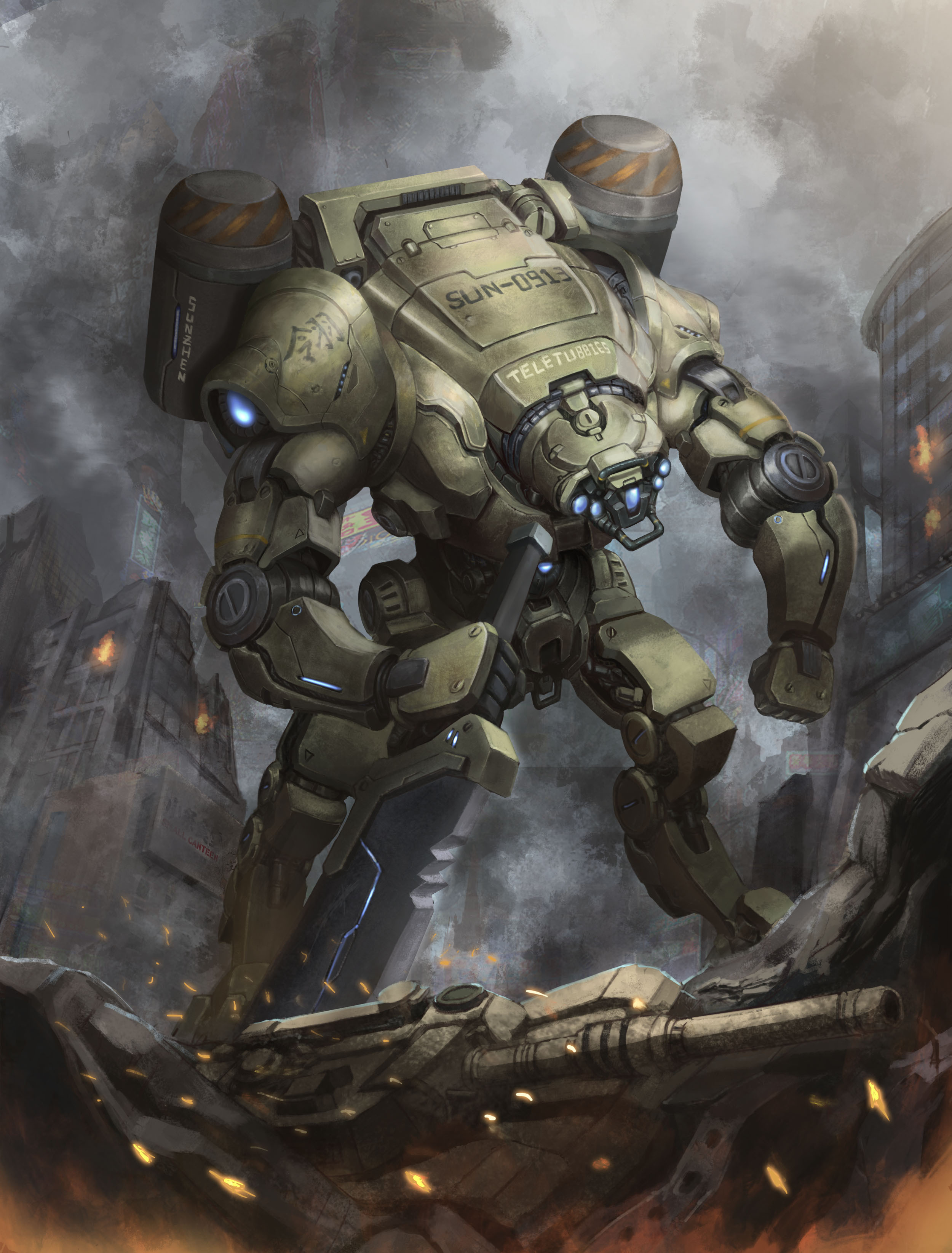 战场|插画|创作习作|草林袋鼠 - 原创作品 - 站酷 (zcool)