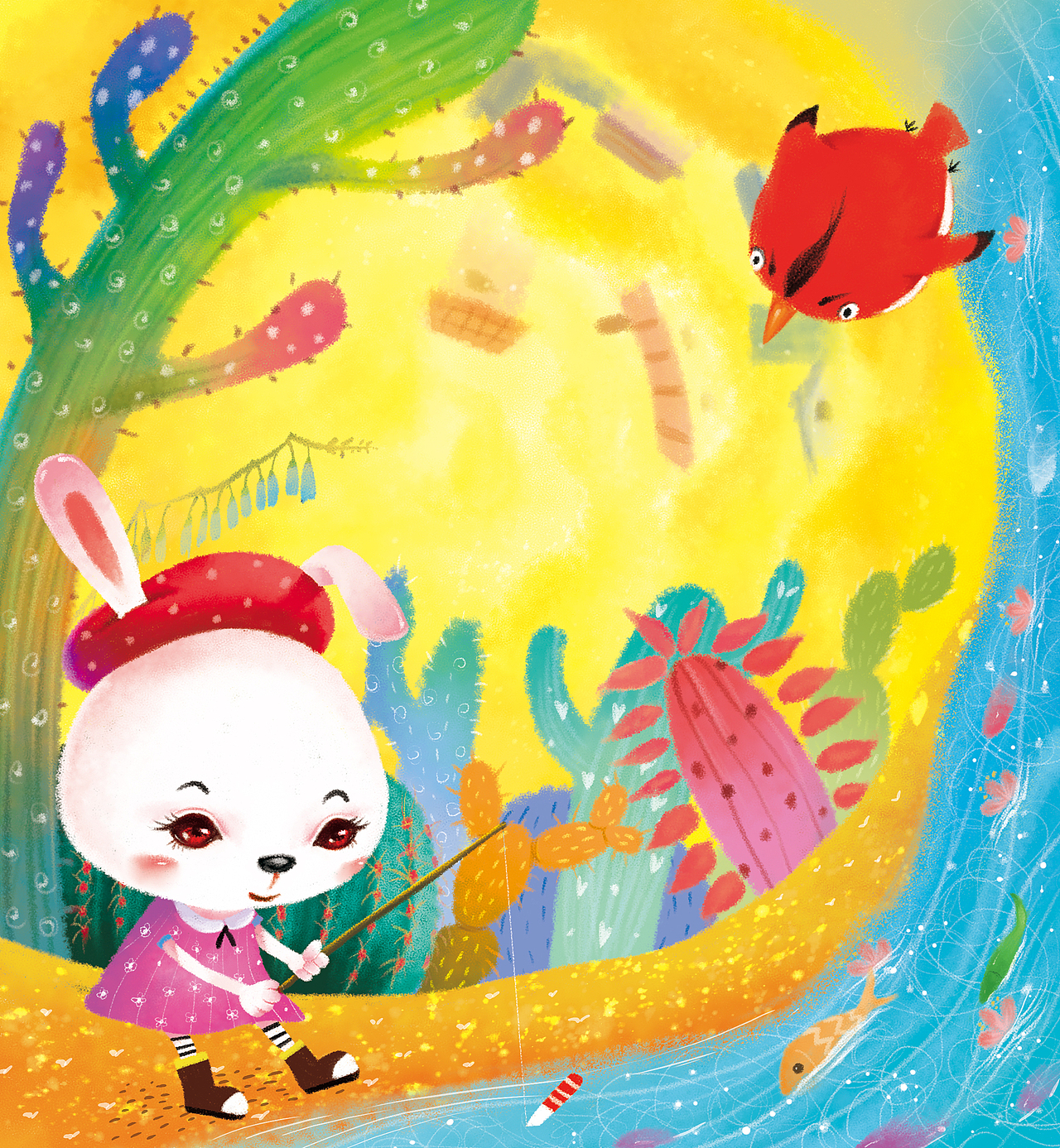 涂色画封面（图ZMjEwNjg3Mjg0） - 儿童插画 - 站酷设计师kading原创素材 - 站酷ZCOOL