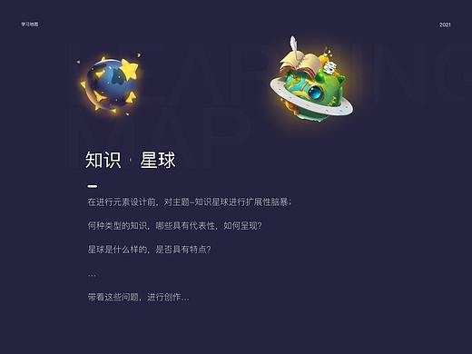 学习地图主题类UI设计