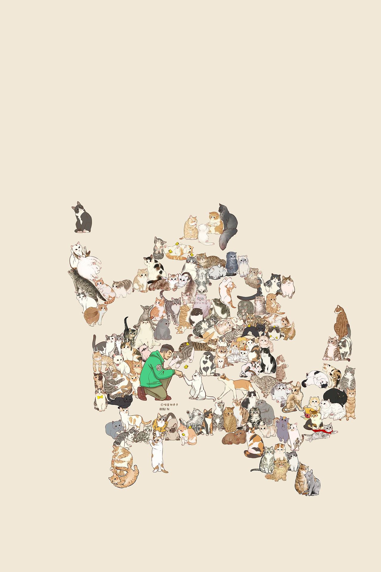 画猫的第三季150天,837天的画猫纪录