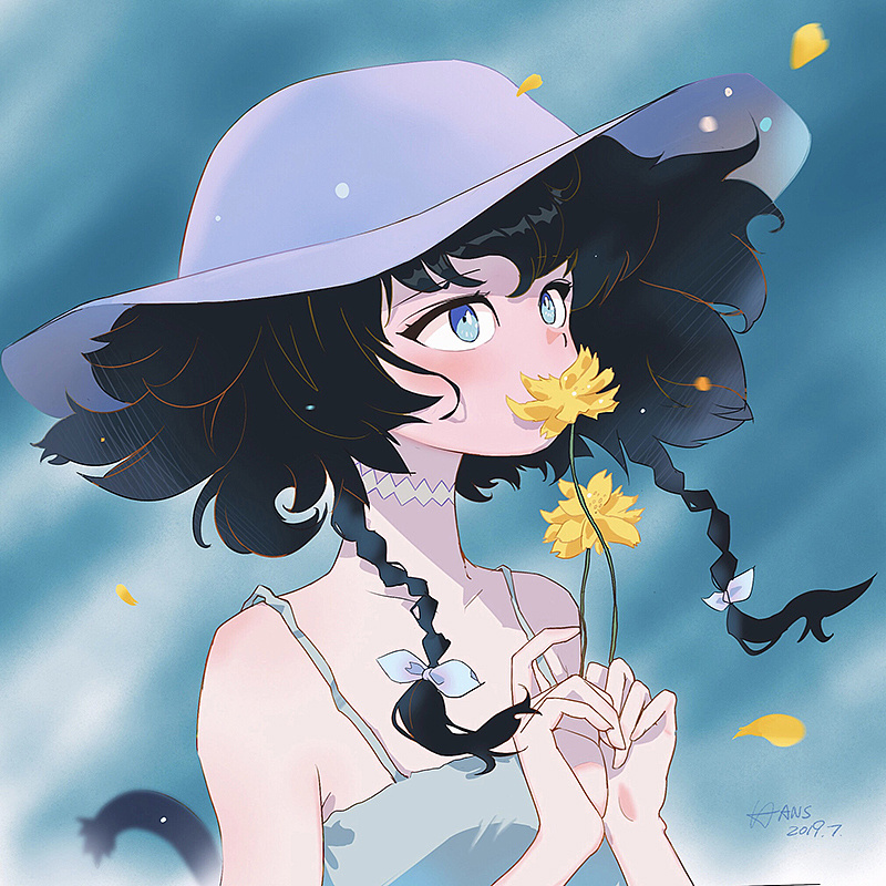 许愿少女byipadprocreate