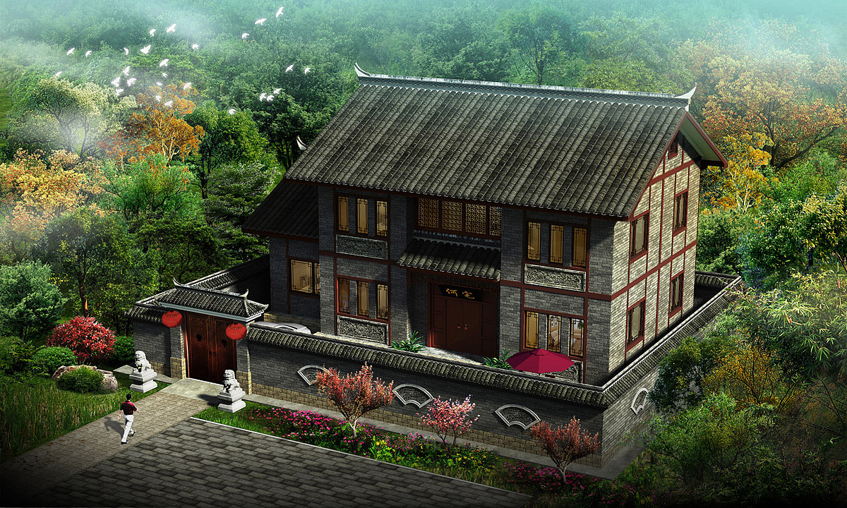 成都古建筑设计寺庙道观规划设计民宿品牌策划