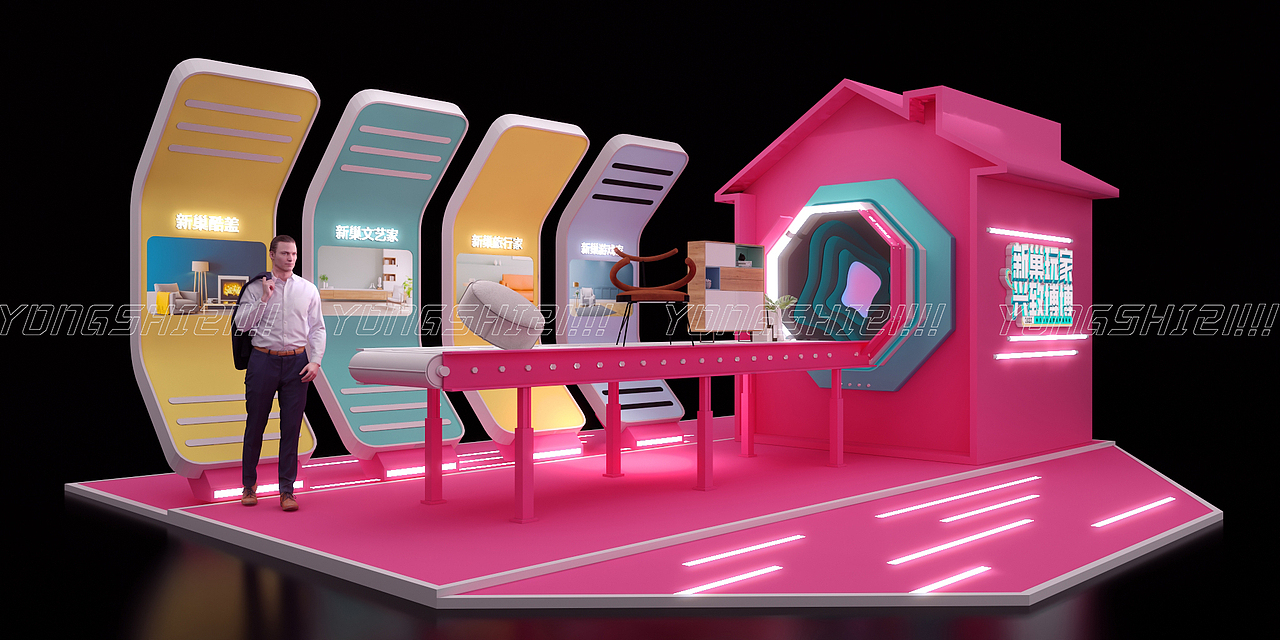 林业家居美陈展（图ZMzQ1OTA4NzE2） - 其他三维 - 站酷设计师3D超酷设计原创素材 - 站酷ZCOOL