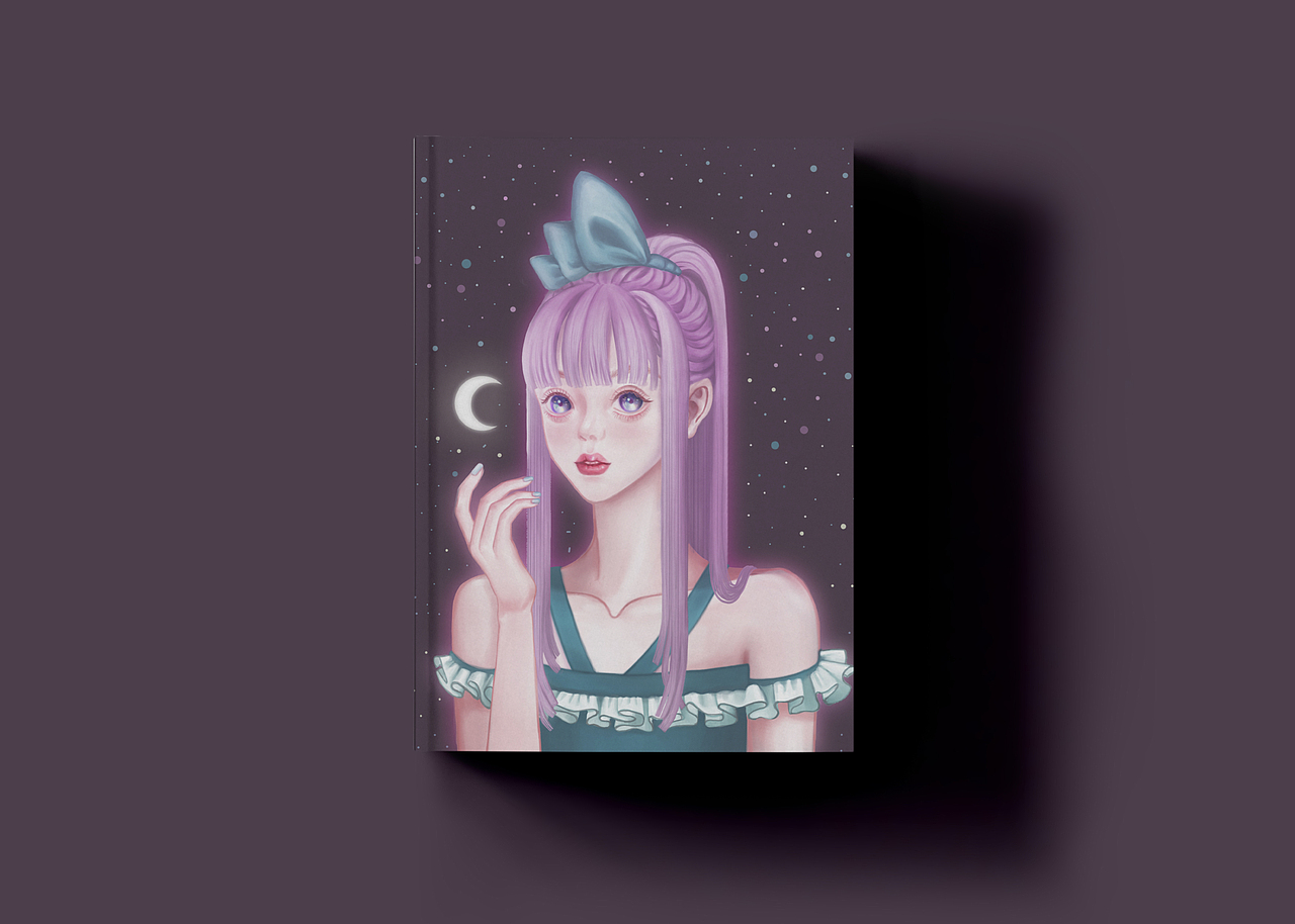 夜色深处-梦幻微写实少女系列插画合集（图ZMzMzNzQyNjI4） - 商业插画 - 站酷设计师Flora芳野原创素材 - 站酷ZCOOL