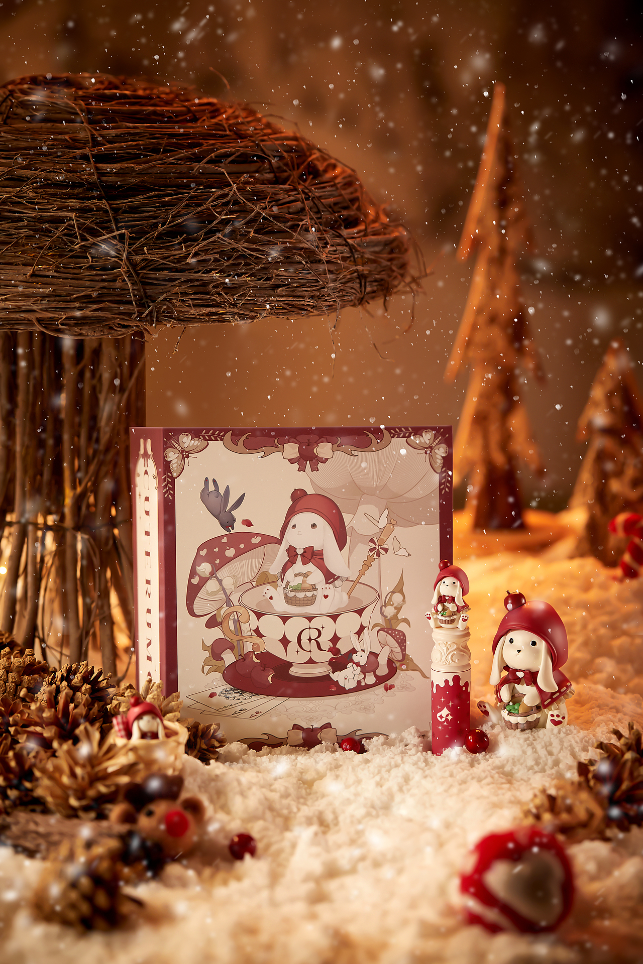 唇釉 手办 圣诞主题 雪景 ✖ WilllX（图ZMzI2ODA5NTky） - 产品摄影 - 站酷设计师旷野视觉原创素材 - 站酷ZCOOL