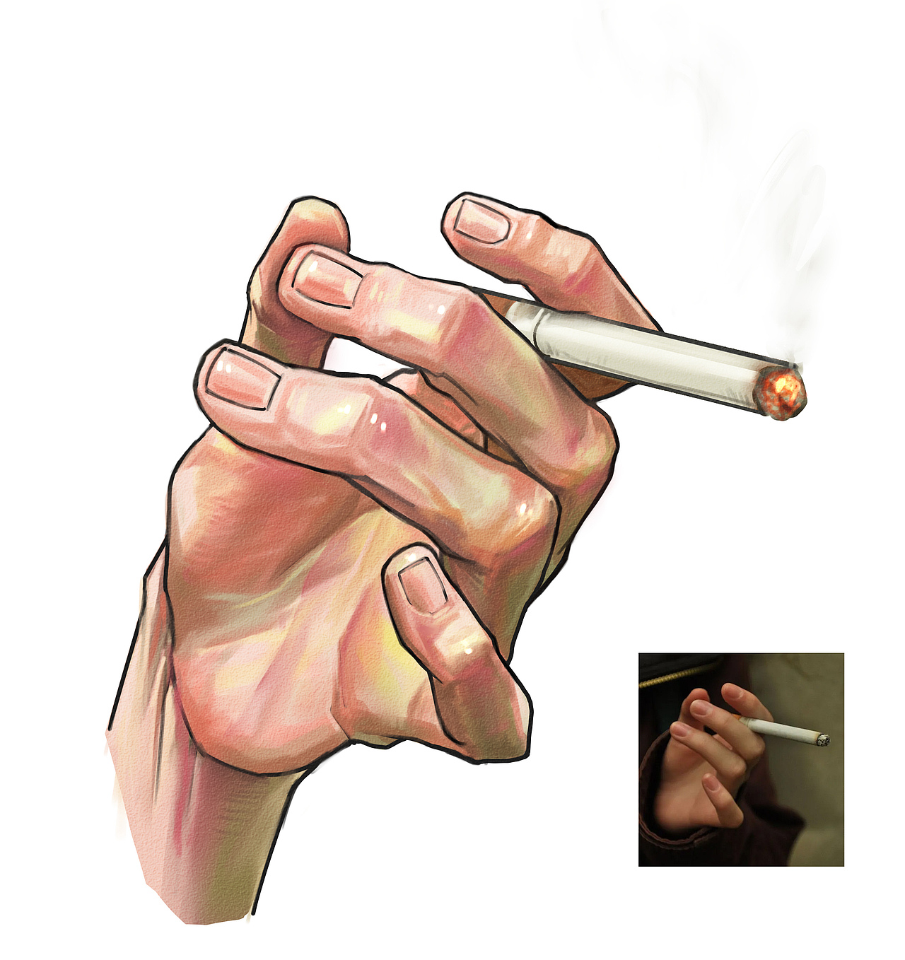 最近画的手（图ZMzQzNzczNzIw） - 创作习作 - 站酷设计师惡童製慥soulchan原创素材 - 站酷ZCOOL