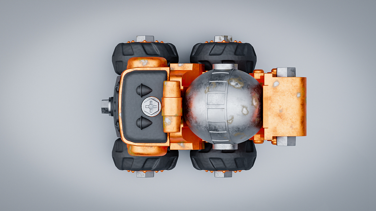 blender-练习 玩具车-搅拌机