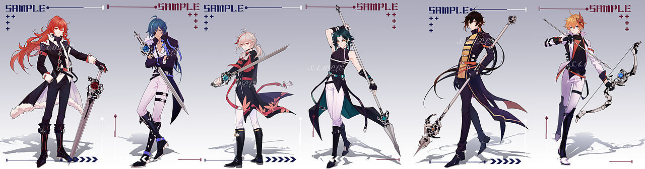 原神商图（图ZMjk4MjYxNzA0） - 商业插画 - 站酷设计师kaworu酱原创素材 - 站酷ZCOOL