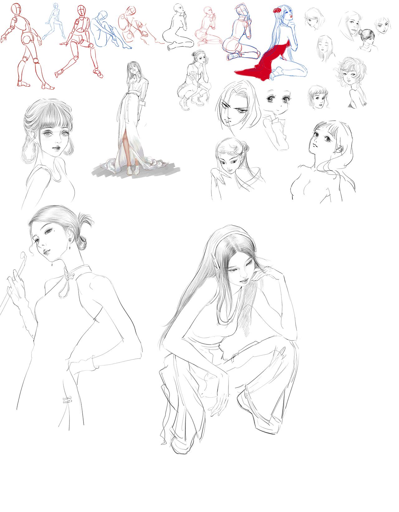 那些可爱的女孩子（图ZMzMyNjU4NjE2） - 艺术插画 - 站酷设计师柚子丫y原创素材 - 站酷ZCOOL