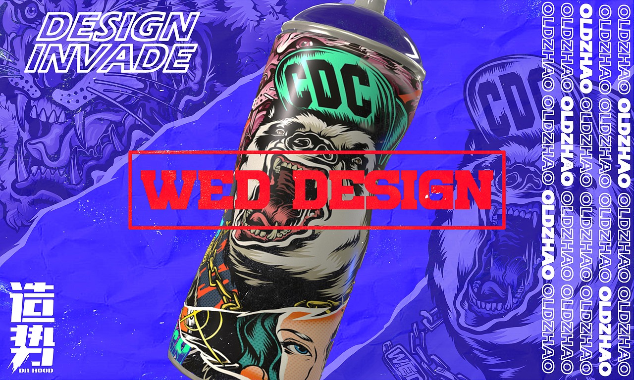 WED插画设计师OldZhao作品展示（图ZMTY3NzY0NTg0） - 新锐潮流插画 - 站酷设计师DESTROYER1原创素材 - 站酷ZCOOL