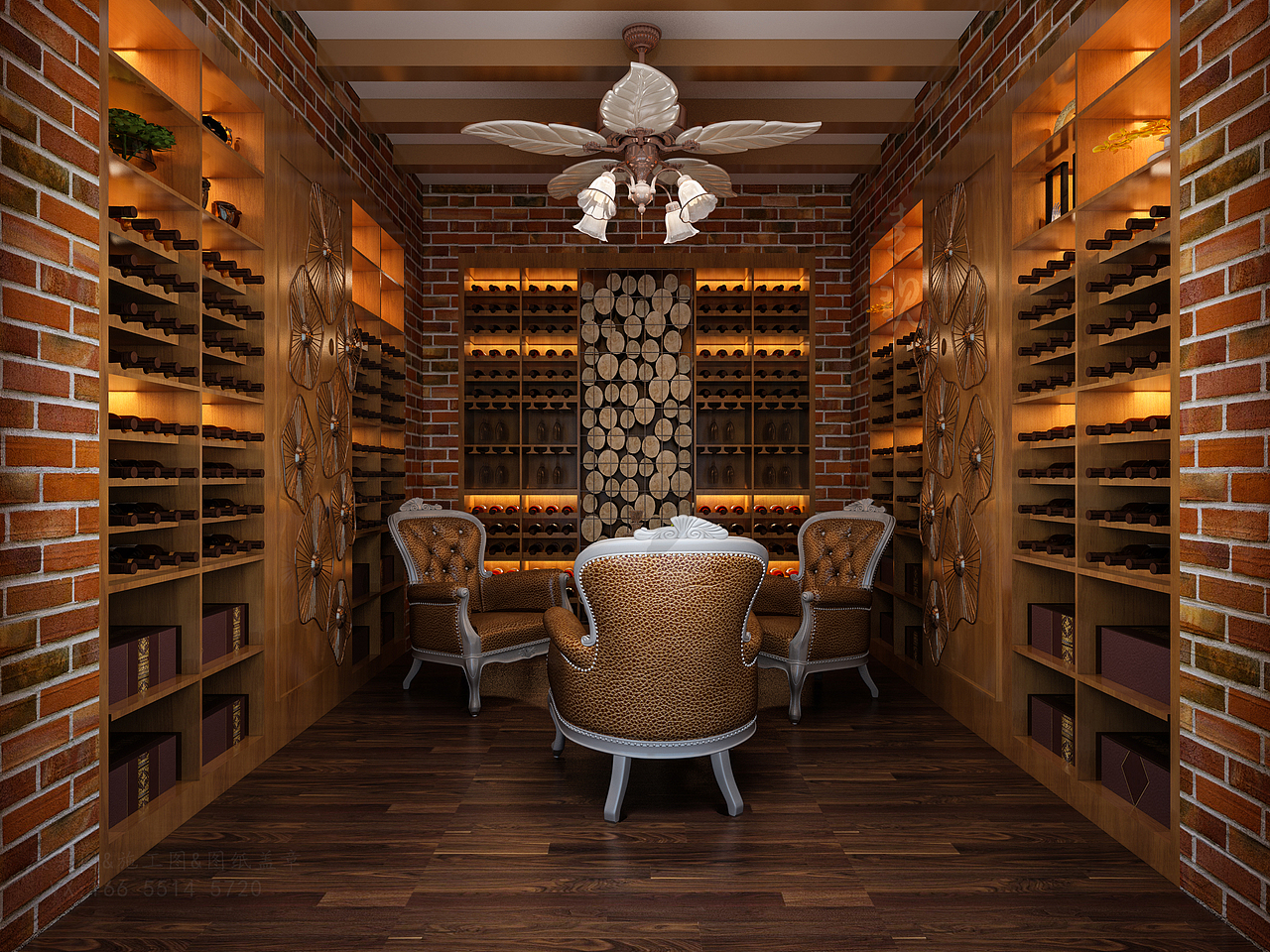 酒窖效果图