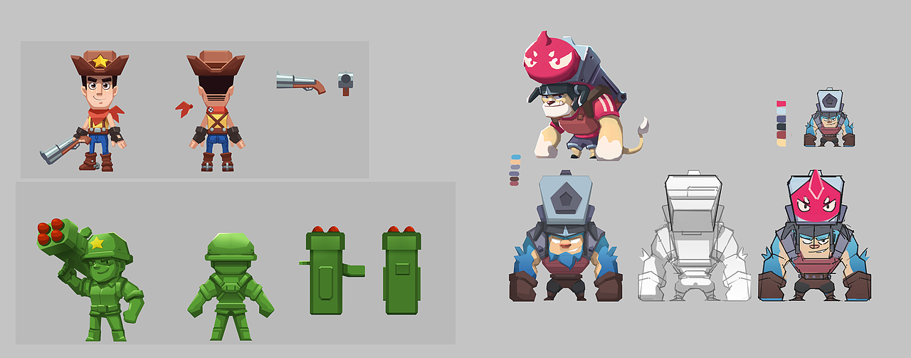 q版角色设计练习