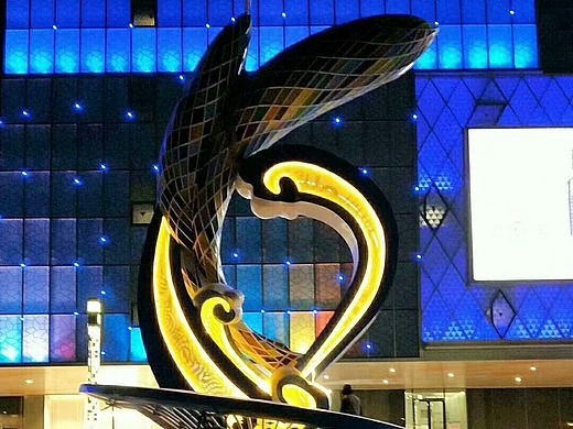 不锈钢广场海豚雕塑城市广场园林建筑绿化公园标志摆件