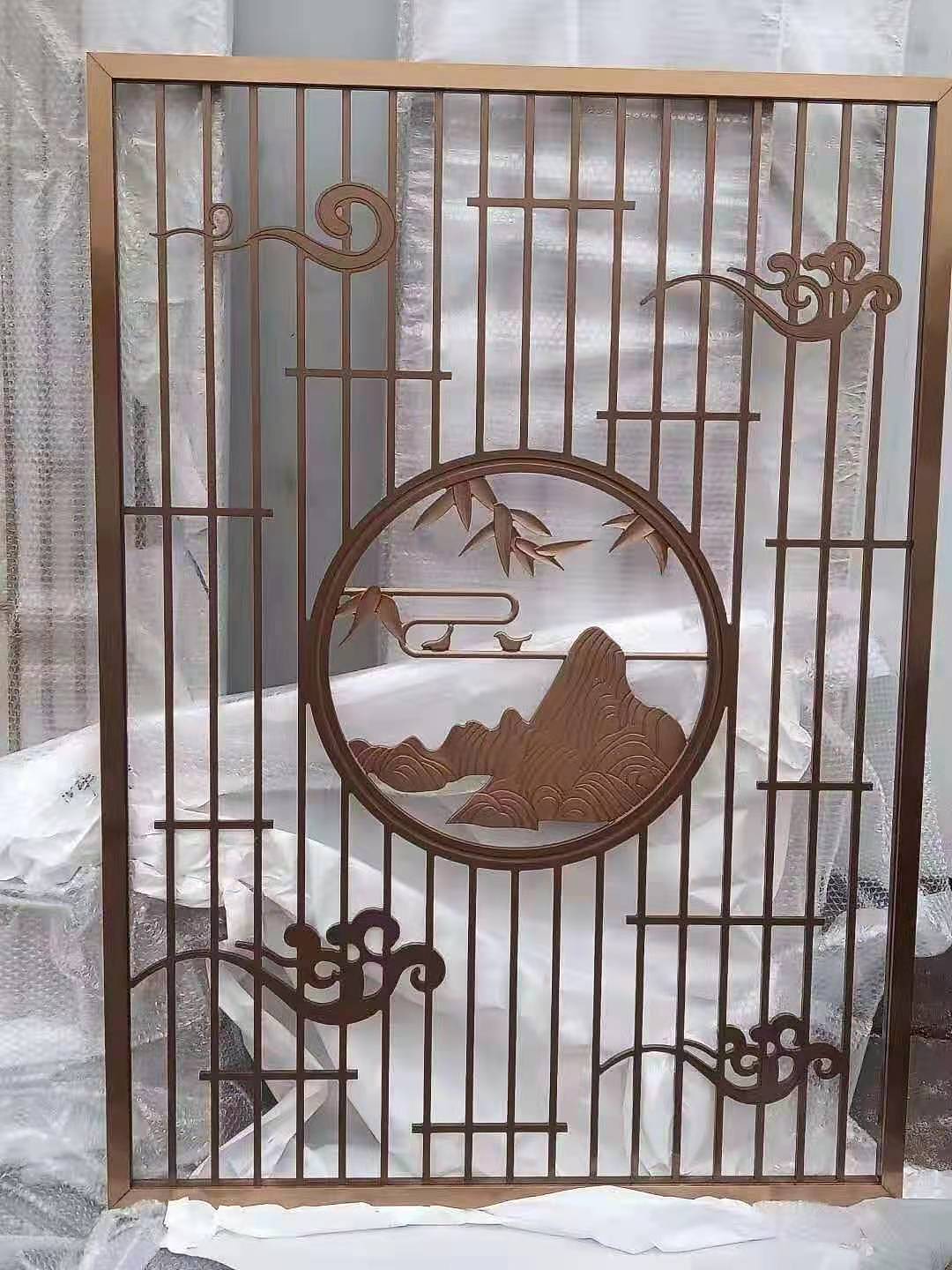 从古至今备受欢迎的青古铜不锈钢屏风